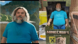 《MINECRAFT 麥塊電影》周邊公仔照片曝光，粉絲狂吐槽：根本就是傑克布萊克本人而已！